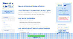 Desktop Screenshot of hansiskueche.de